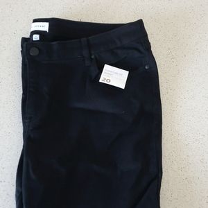 Size 20, black, lane bryant jeans